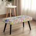 thumbnail image 4 of Chririnla Easter Themed Cartoon Pattern Dining Room Bench Slipcover, Snug Fit Bench Seat Cover Pet Hair Resistant Polyester Spandex Dining Bench Slipcover for Living Room, 4 of 9