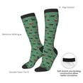 thumbnail image 4 of Susaid Christmas Dachshund Print Thermal Winter Socks for Men and Women, Warm Crew Hiking Socks, for Boots and Outdoor Activities, 4 of 6