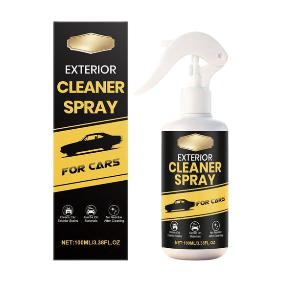 Kieccall Car Exterior Cleaner Spray 3.4 fl oz Auto Detailing Spray Wheel Trim Cleaner Garage Car Care