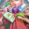 thumbnail image 6 of Tape Dispenser with Cutter Masking Tape Holder with Cutter One Handed Tape Cutter Tool Desktop Wall Mount for Painting Projects Art Creation and Daily Classroom Organization, 6 of 6
