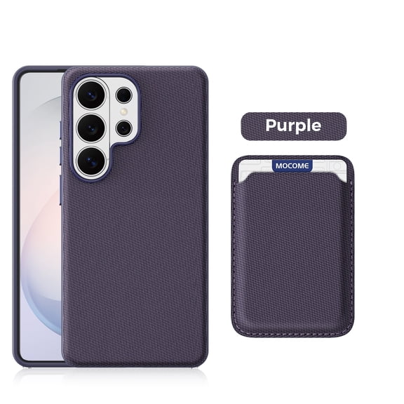 Decase for Samsung Galaxy S26 Ultra Magnetic Card Holder Case,Purple