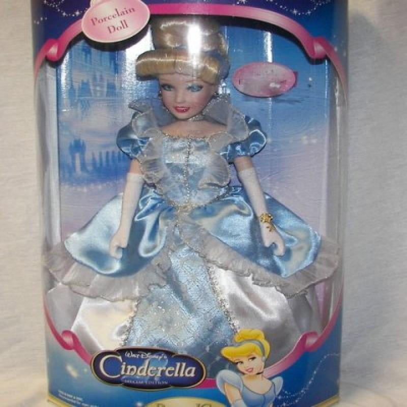 brass key cinderella porcelain doll