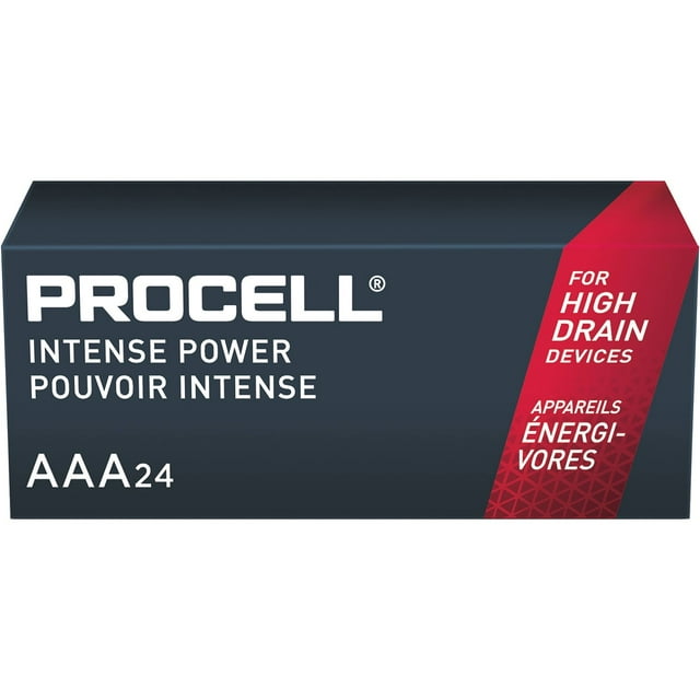 Procell - AAA Industrial Alkaline Batteries, For Professional Devices, Pack of 24