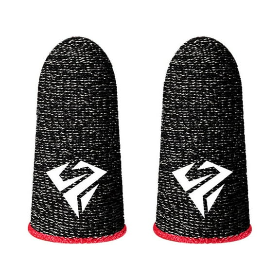 Tizuqe Breathable Gaming Finger Sleeves Game Gloves Anti-Sweat Thumb Finger Cots Fingertip Cover for Mobile Games PUBG/COD/LOL
