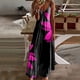 thumbnail image 1 of WILLBEST Vestidos Floreados para Mujer, Vestido Largo Sexi de Verano con Escote En V y Tirantes, Vestido Playero Estampado A La Moda para Vacaciones Chica, 1 of 3