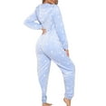 thumbnail image 3 of Sunisery Christmas One Piece for Women Fleece Hooded Jumpsuit Zipper Romper Sexy One Piece Pajamas Sleepwear, 3 of 5