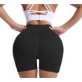thumbnail image 4 of Butt Lifting Shorts for Women Lounge Gym Yoga Shorts(color:Black size S), 4 of 7