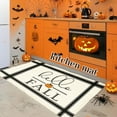 thumbnail image 3 of 3PCS Door Mat, Halloween Welcome Door Rug, Kitchen Flannel Mat, Home Decor for Front Door,Kitchen, Bathroom, Hello Fall Pattern , Great Halloween Thanksgiving Day Gift for Family and Friends., 3 of 9