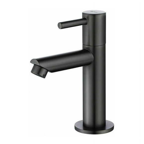 Modern Black Bathroom Sink Faucet with Ceramic Disk Cartridge
