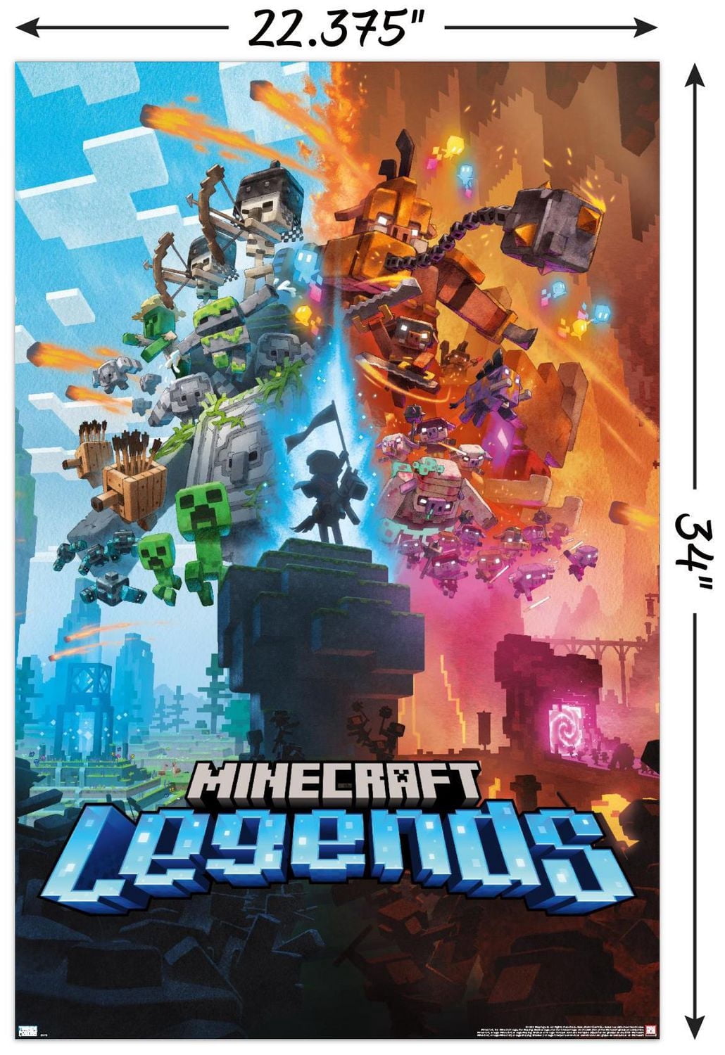 Minecraft: Legends - Key Art Wall Poster