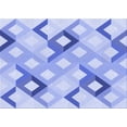thumbnail image 1 of Ahgly Company Indoor Rectangle Patterned Heavenly Blue Area Rugs, 3' x 5', 1 of 6