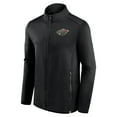 thumbnail image 2 of Men's Fanatics Black Minnesota Wild Authentic Pro Full-Zip Jacket, 2 of 3