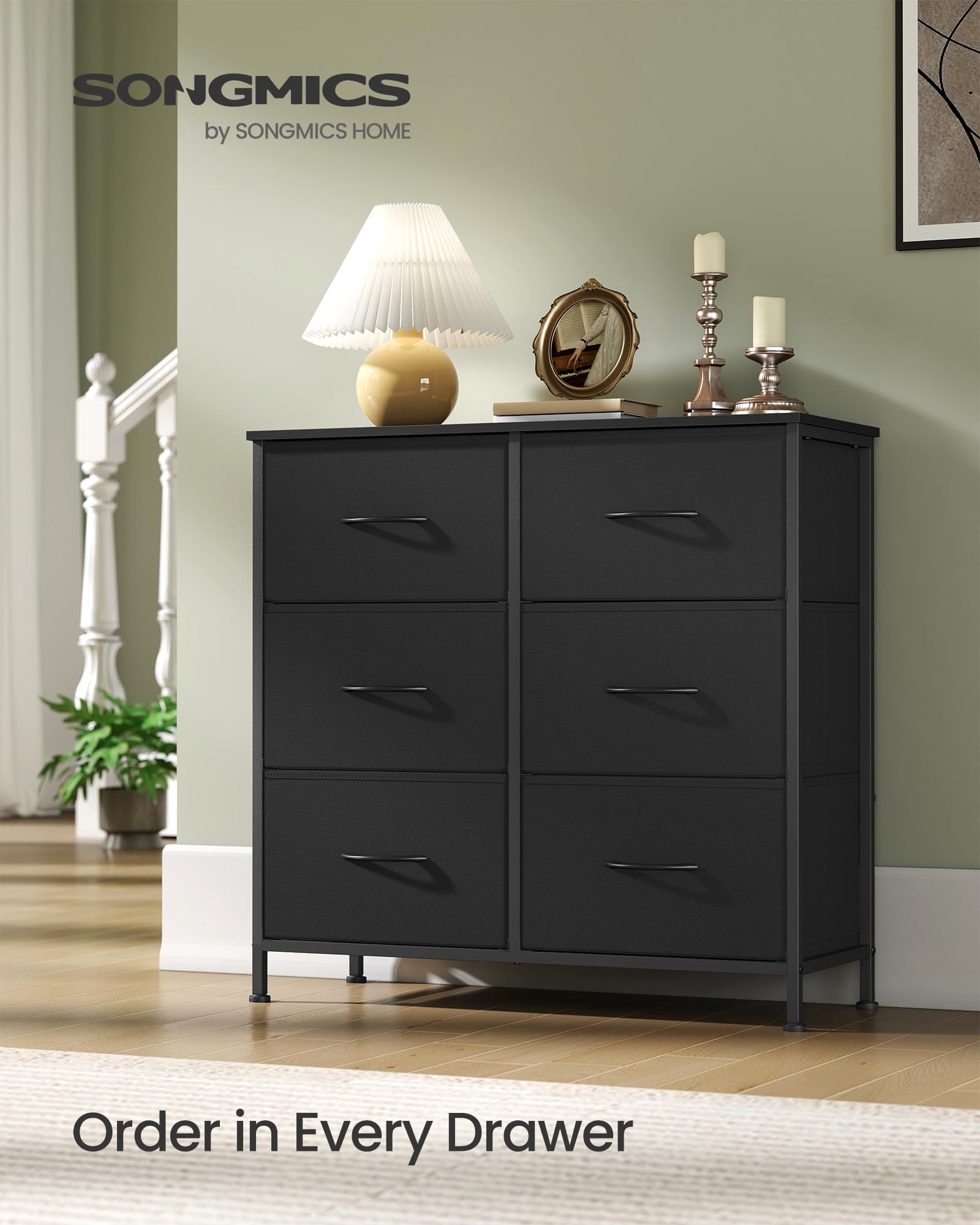 8 Drawers Bedroom Dresser, Chest of Drawers, Storage Organizer Unit, Closet, Entryway