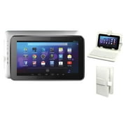 Dual Core 7 Inch High Definition Touch Screen Tablet wiht White Case