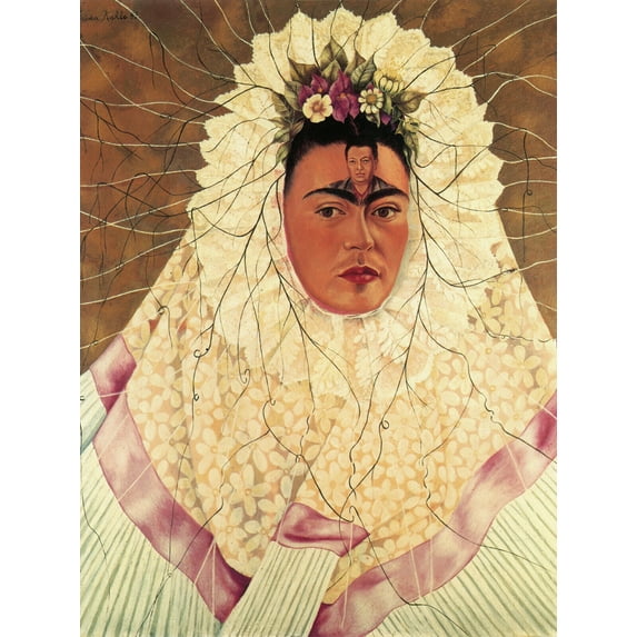 Frida Kahlo - Self Portrait As A Tehuana - CANVAS or PRINT WALL ART
