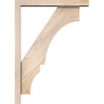 thumbnail image 3 of Ekena Millwork 3 1/2"W x 20"D x 28"H Balboa Block Smooth Bracket w/ Offset Brace, Douglas Fir, 3 of 25