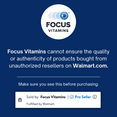 thumbnail image 6 of Focus Vitamins AREDS2-Based Eye Support Supplement, Citrus Flavored Chewable Tablets, 180 Count, 6 of 6