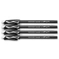 thumbnail image 2 of Paper Mate EraserMate Erasable Pens, Ballpoint Pens, Medium Point (1.0mm), Black, 4 Count, 2 of 8