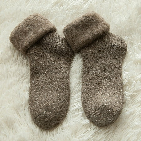 

UoCefik Thick Warm Cotton Socks for Women Winter Snow Socks