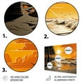 thumbnail image 3 of Designart "Perspective Papercut Beach Pier V" Nautical & Beach Metal Wall Decor, 3 of 5