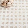 thumbnail image 6 of SAFAVIEH Ebony Bernadine Plaid Area Rug, Ivory/Beige, 6' x 6' Square, 6 of 7