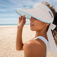 thumbnail image 2 of Kcolen Mens Sun Hats for Big Heads Stylish Sun Visor Hat for Women with Wide Brim Adjustable Design Ideal for Outdoor Sports and Beach Travel, 2 of 5