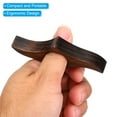 thumbnail image 4 of Uxcell 0.9" Thumb Book Page Holder Handmade Wooden Bookmark Book Opener Page Holders, Black, 4 of 6