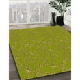 thumbnail image 3 of Ahgly Company Machine Washable Indoor Rectangle Transitional Dark Yellow Green Area Rugs, 2' x 5', 3 of 7
