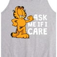 thumbnail image 2 of Garfield - Ask Me If I Care - Men's Jersey Tank Top, 2 of 4