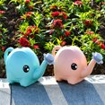 thumbnail image 4 of Travelwant Plastic Elephant Watering Can with Sprinkler Head Garden Novelty Watering Can with Long Spout, Animal Watering Can for for Indoor & Outdoor Plants, 4 of 7