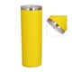 thumbnail image 3 of Botella de agua de acero inoxidable de doble pared de 600 ml con pajita, taza con aislamiento al vacío de 20 oz de color amarillo, 3 of 8