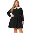 thumbnail image 4 of Vestido Agnes Orinda Negro 3X, 4 of 7