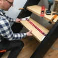 thumbnail image 4 of Ymam.Light Stair Tread Template Tool Jig Gauge, Adjustable Stair Tread Measuring Tool with Scale, Ranges from 11.4In to 60.7In, 4 of 8