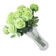 thumbnail image 5 of Simulación de flor de rosa artificial decoración floral oficina en casa tela de boda flor falsa, verde 10 Piezas kenally HA8916-02B, 5 of 6