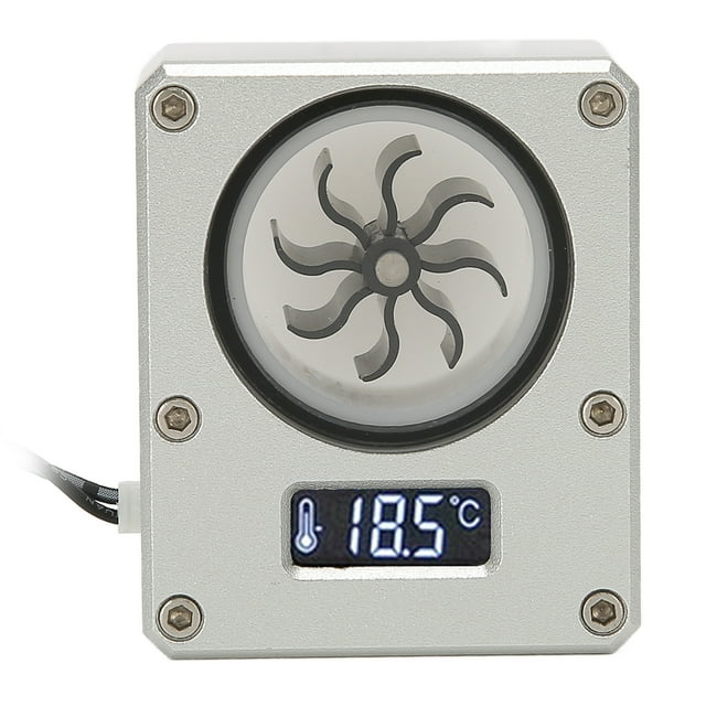 PC Water Cooling Meter, 3pin Interface G1/4 Thread Computer Flow Meter for PC