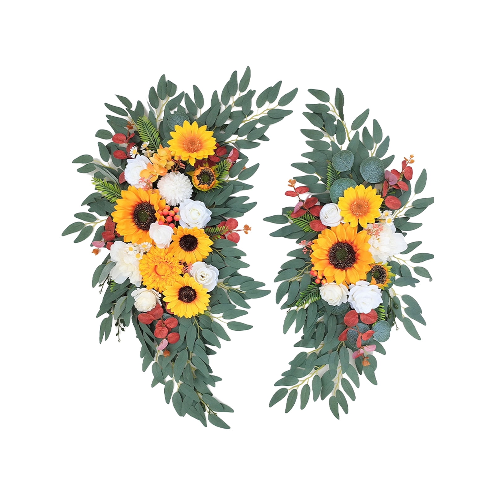 Faux Wedding Arch Flower Set (2Pack) Arch Flower Pendant, Ceremony