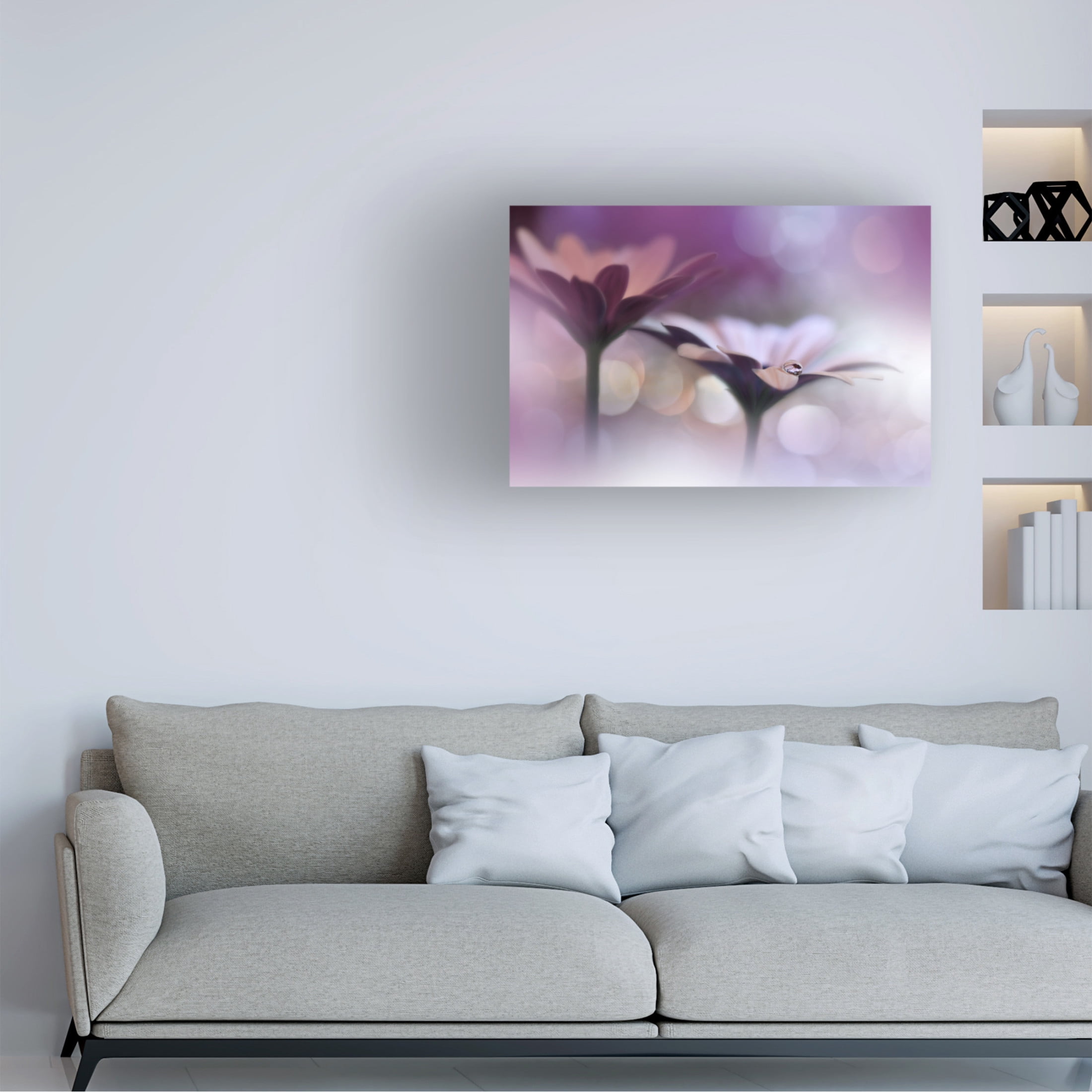Canvas Wall Art - Juliana Nan 'Oo' Wall Art for Living Room, Bedroom, or Office D?cor by Trademark Fine Art - 24 x 16 Inches