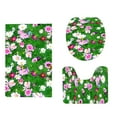 thumbnail image 2 of TIMIFIS Tapis de Salle de Bain Tapis de Sol pour Toilettes Tapis de Pied en Forme de U Tapis de Salle de Bain Imprimé Tapis Moderne Tapis de Porte pour Toilettes Trois Ensembles Tapis de Bain, 2 of 8