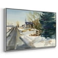 thumbnail image 3 of Congregational Church in Winter - Framed Gallery Wrapped Holiday Canvas - 27 x 41 - Silver Frame, 3 of 8