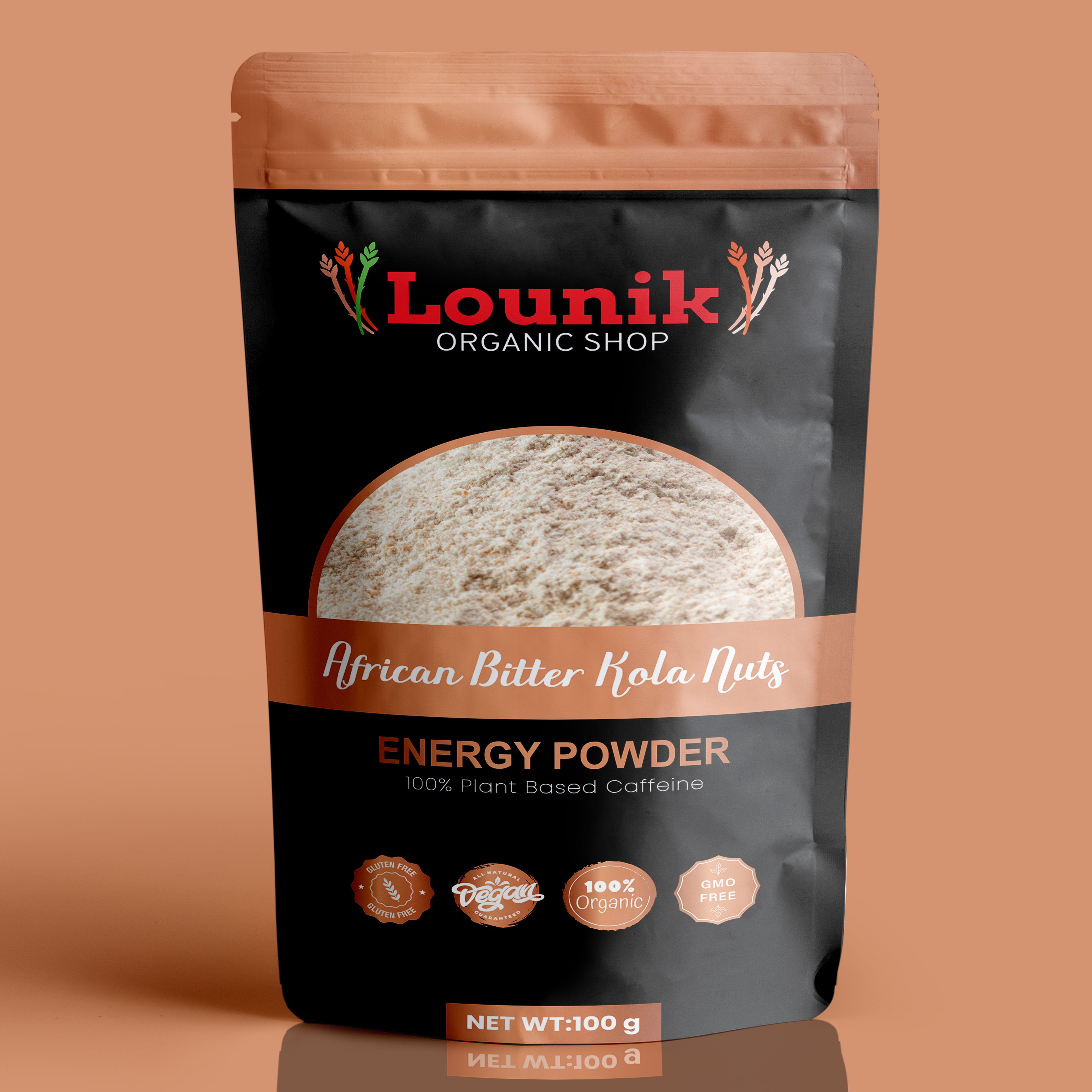 AFRICAN BITTER KOLA NUTS POWDER 100 Plant Based