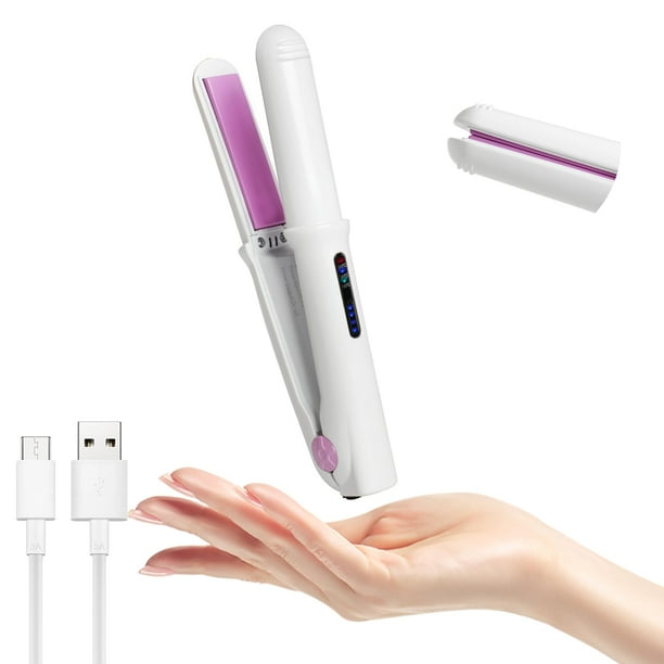 Portable hair straightener cordless online