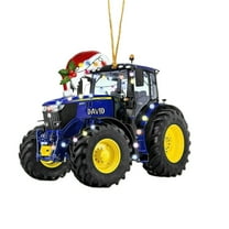 chaungfeng Christmas Truck Pendant, Automotive Christmas Ornaments, Vehicle Themed Decor, for Auto Enthusiast, Gift, Tree