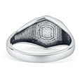 thumbnail image 3 of Mountains & Moon Oxidized Ring 925 Sterling Silver Size 6, 3 of 6