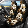 thumbnail image 2 of Tutolipy Flower Palm Tree Printed 4 Pcs Car Seat Covers for Women Men, Soft Comfy Front and Rear Bench Back Seat Cover Full Set for Auto Van Truck Sedan, Easy to Install Car Interior Accessories, 2 of 3