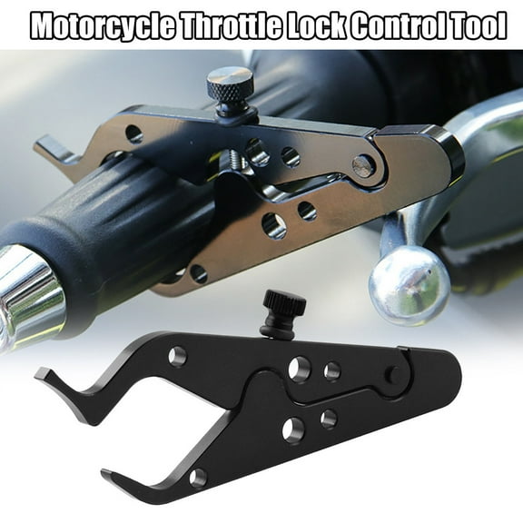 Clearance Sale!Universal Motorcycle Lock Throttle Speed Aluminum Control Tools Constant Tools & Home Improvement,Black Hardware Adapter