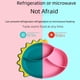 thumbnail image 3 of Adecuado para plato de silicona para niños, compartimento de entrenamiento para bebés, cuenco complementario, cuenco de succión anticaída de una pieza, 3 of 4