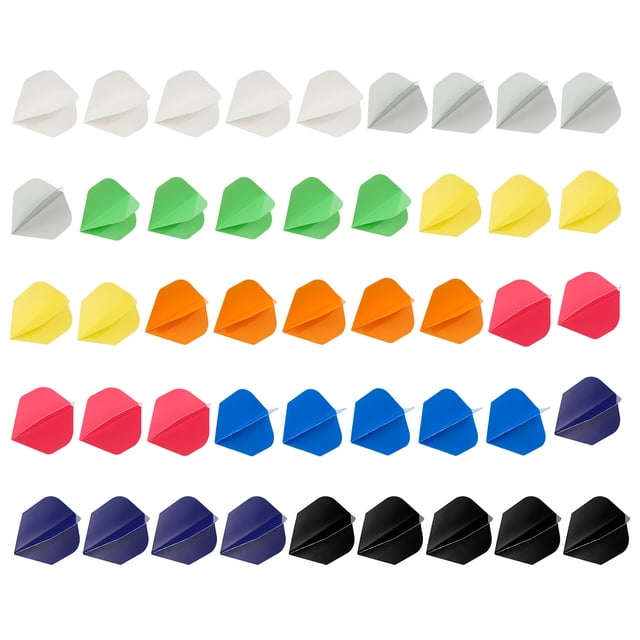 TEHAUX 1Set Solid Color Dart Wing Accessory Lightweight Tail Wings Ideal for Outdoor Sports Activity