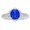 14K White Gold, variant on 1.26 Carat Hexagonal Contemporary Halo Cushion And Baguette Diamond Engagement Ring 14K White Gold Ruby Size: 7