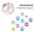 thumbnail image 3 of About 200pcs Eye Pattern Spacer Beads DIY Creative Beads for Jewelry Making, 3 of 8