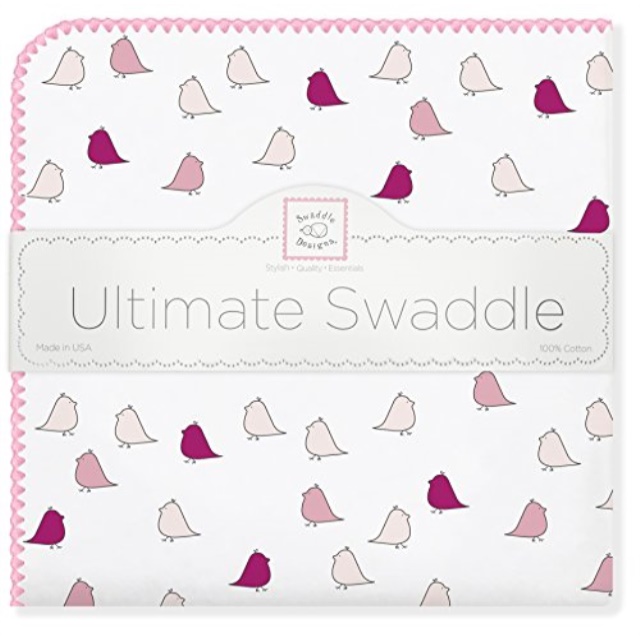 swaddledesigns ultimate winter swaddle, xlarge receiving blanket, made in usa, premium cotton